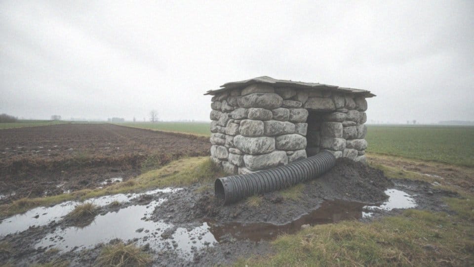 Jakie problemy mogą wystąpić przy stosowaniu niewłaściwych rur drenarskich?