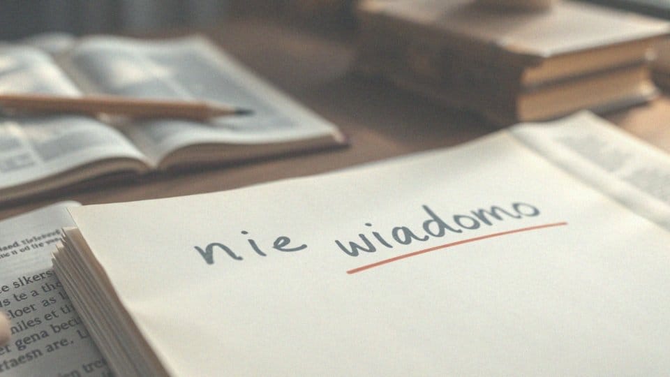 Jakie błędy ortograficzne są związane z pisownią 'nie wiadomo'?