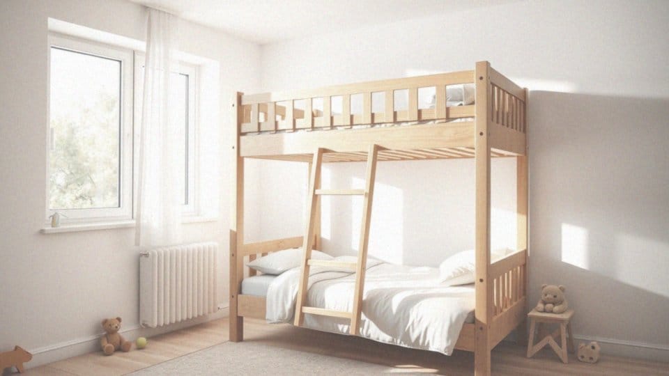 Jakie są zasady bezpieczeństwa przy projektowaniu łóżka piętrowego?