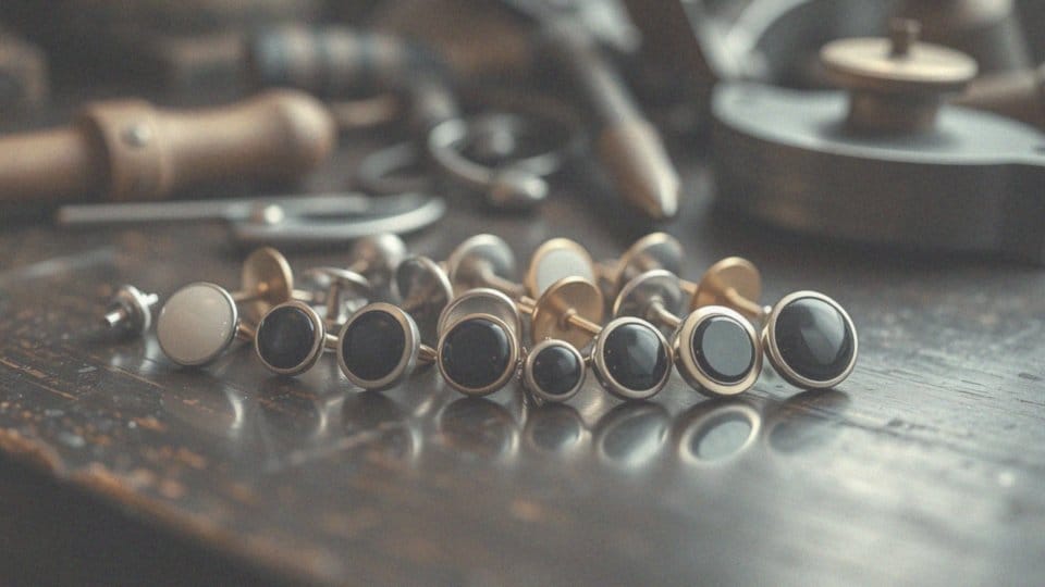 Jakie materiały są używane do produkcji spinek do koszuli?