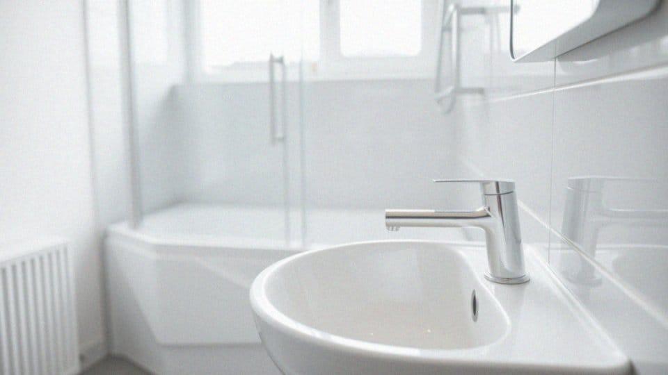 Jakie funkcje pełnią umywalki, wanny i kabiny prysznicowe w łazience?