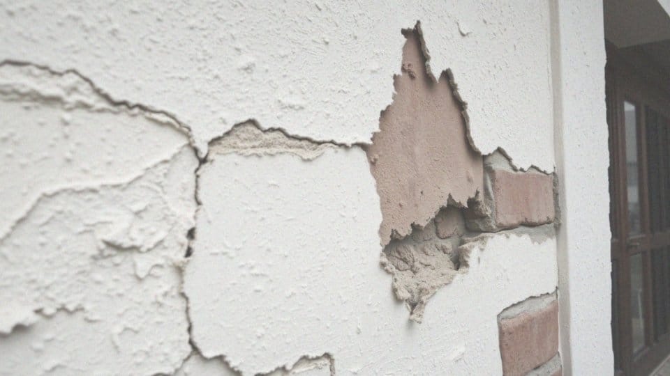 Odparzenia tynku zewnętrznego – przyczyny i sposoby naprawy